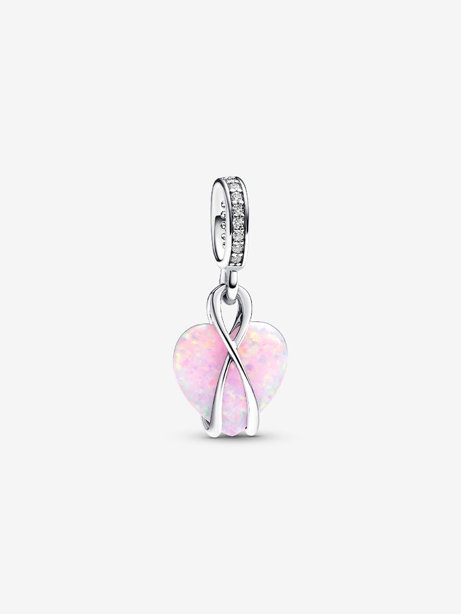 Charm Plateado Corazón Hermanas Barbie