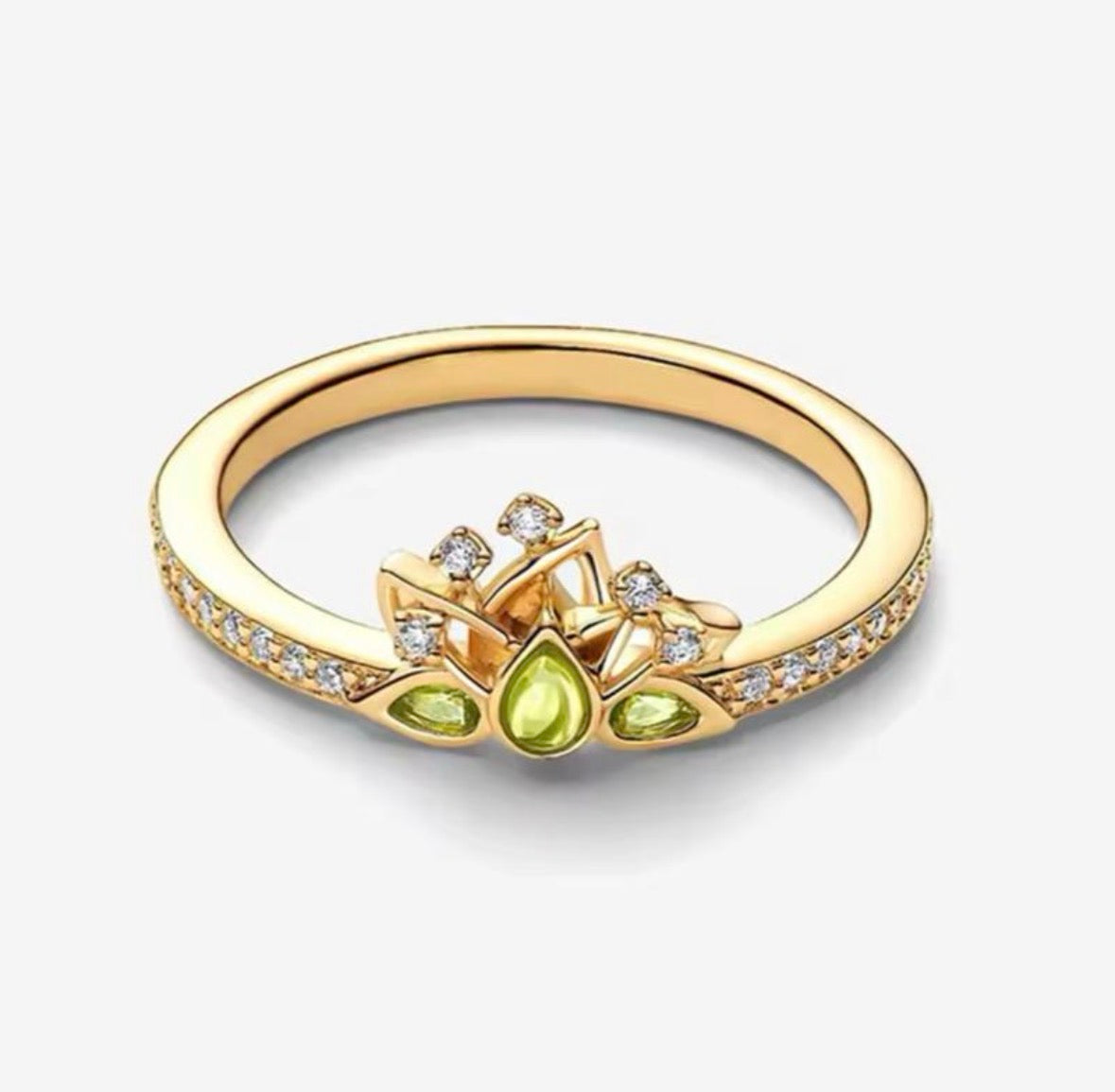 Anillo Dorado Princesa Tiana Disney