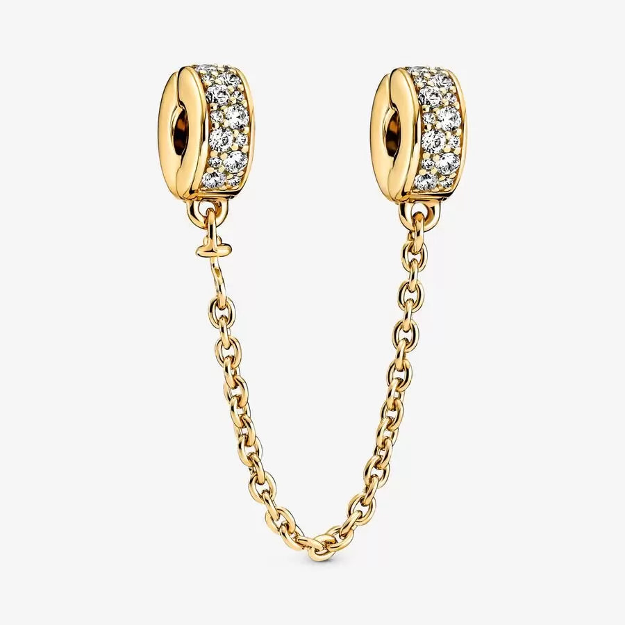 Charm De Seguridad Dorado