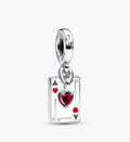 Charm Carta A Corazón Rojo