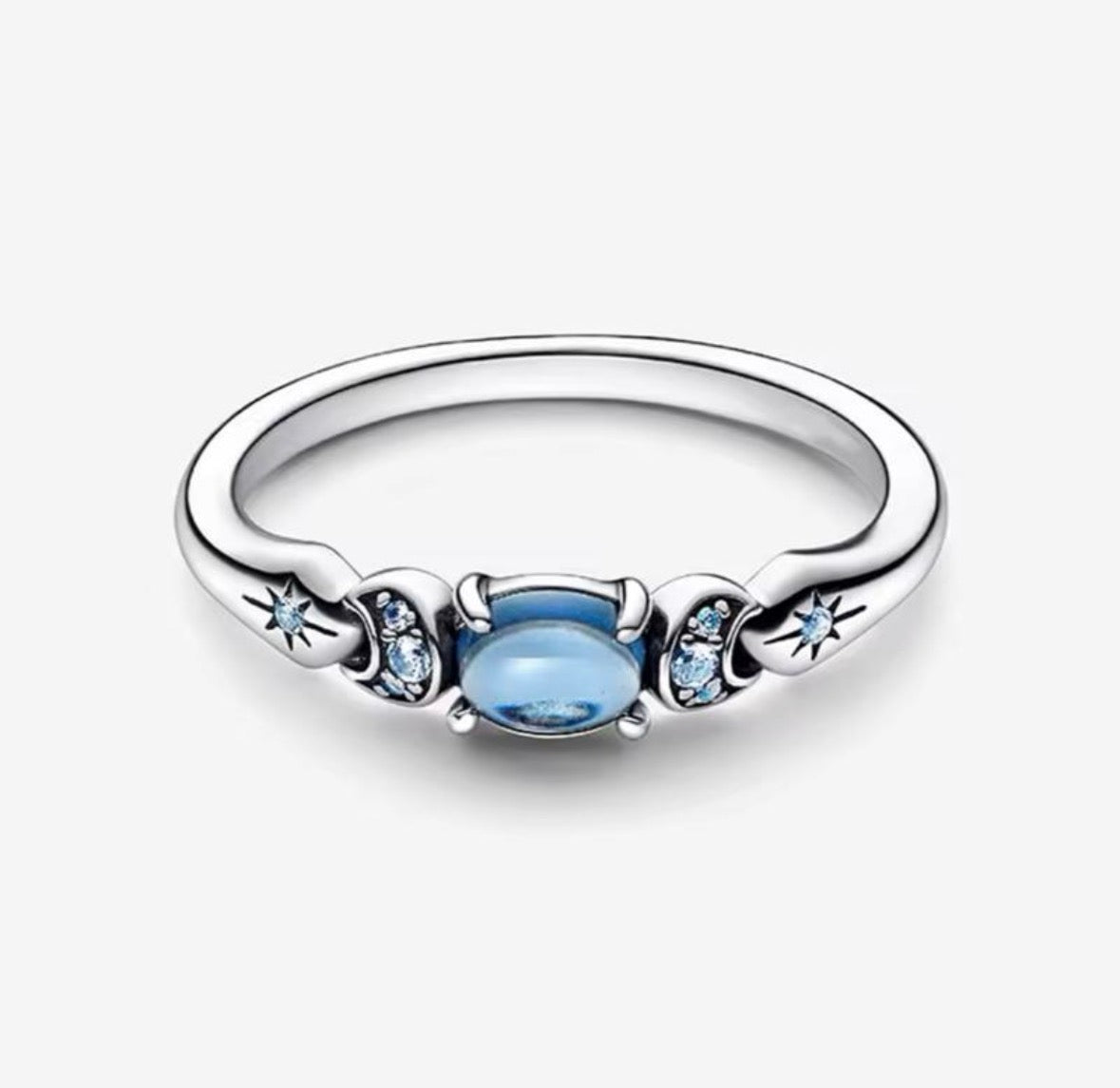 Anillo Plateado Princesa Jasmine Disney