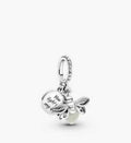 Charm Plateado Luciérnaga | Brilla En La Oscuridad |