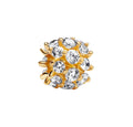 Charm Dorado y Circonitas Bola