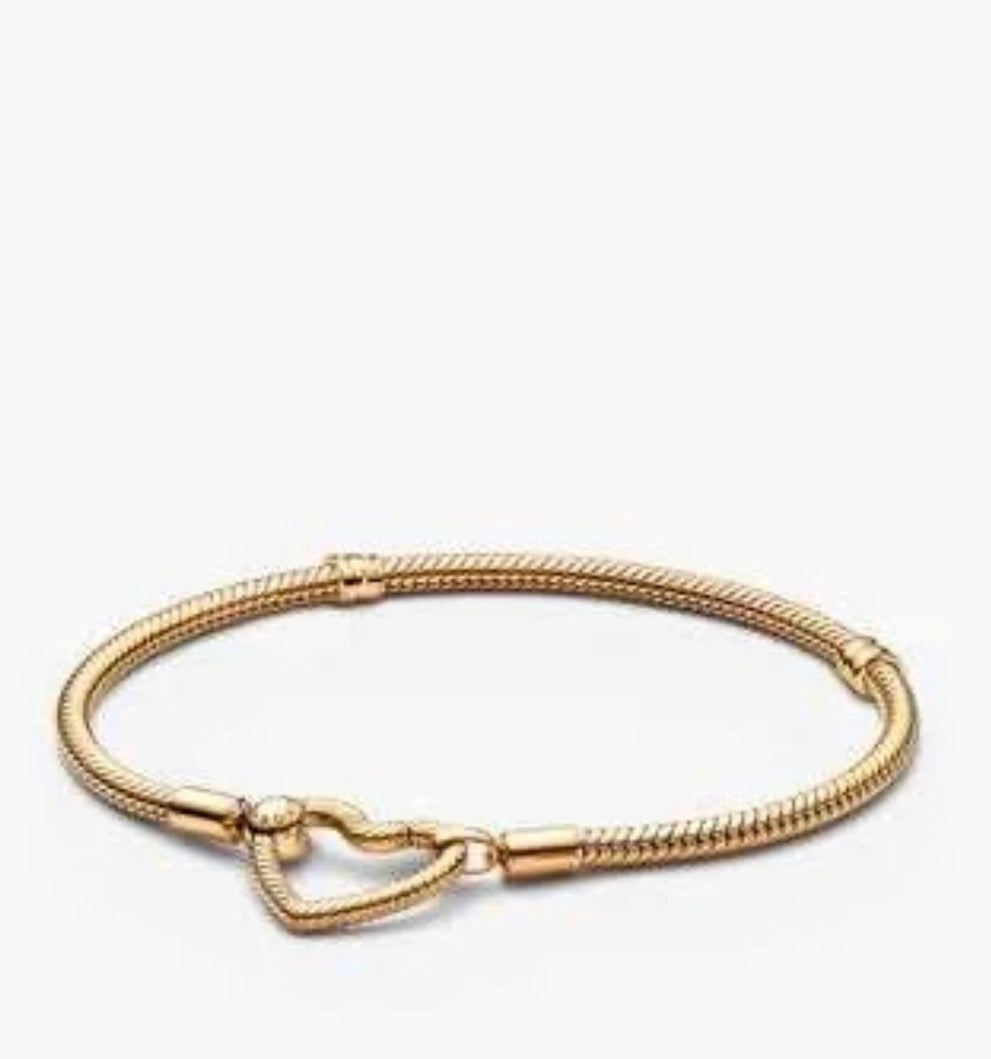 Pulsera Dorada Corazón