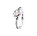 Anillo Plateado Princesa Ariel Disney